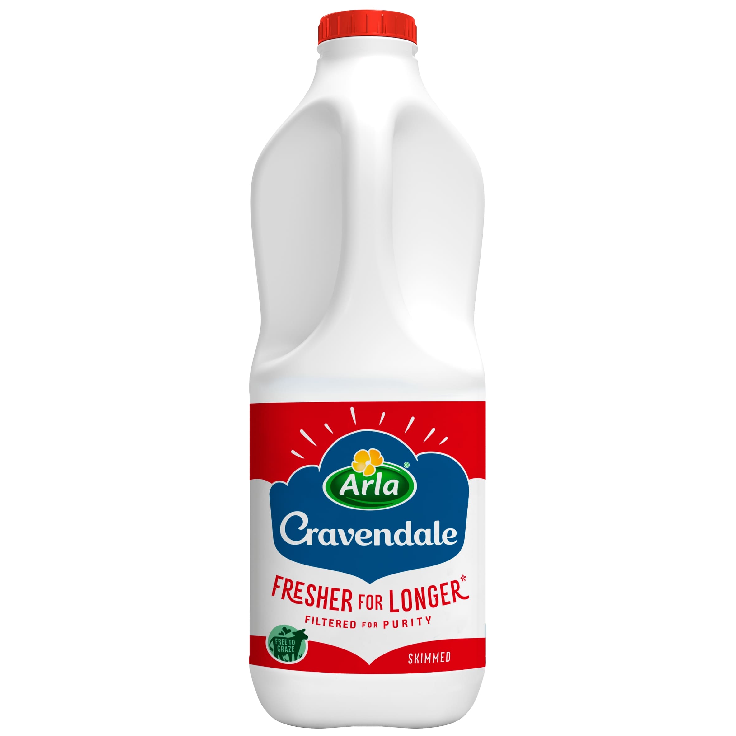 Cravendale Filtered Fresh Skimmed Milk 2L Fresher for Longer thumbnail 2