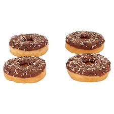 Tesco Chocolate Iced Ring Doughnuts 4 Pack thumbnail 3