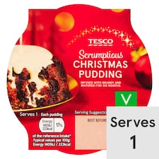 Tesco Classic Christmas Pudding 100G