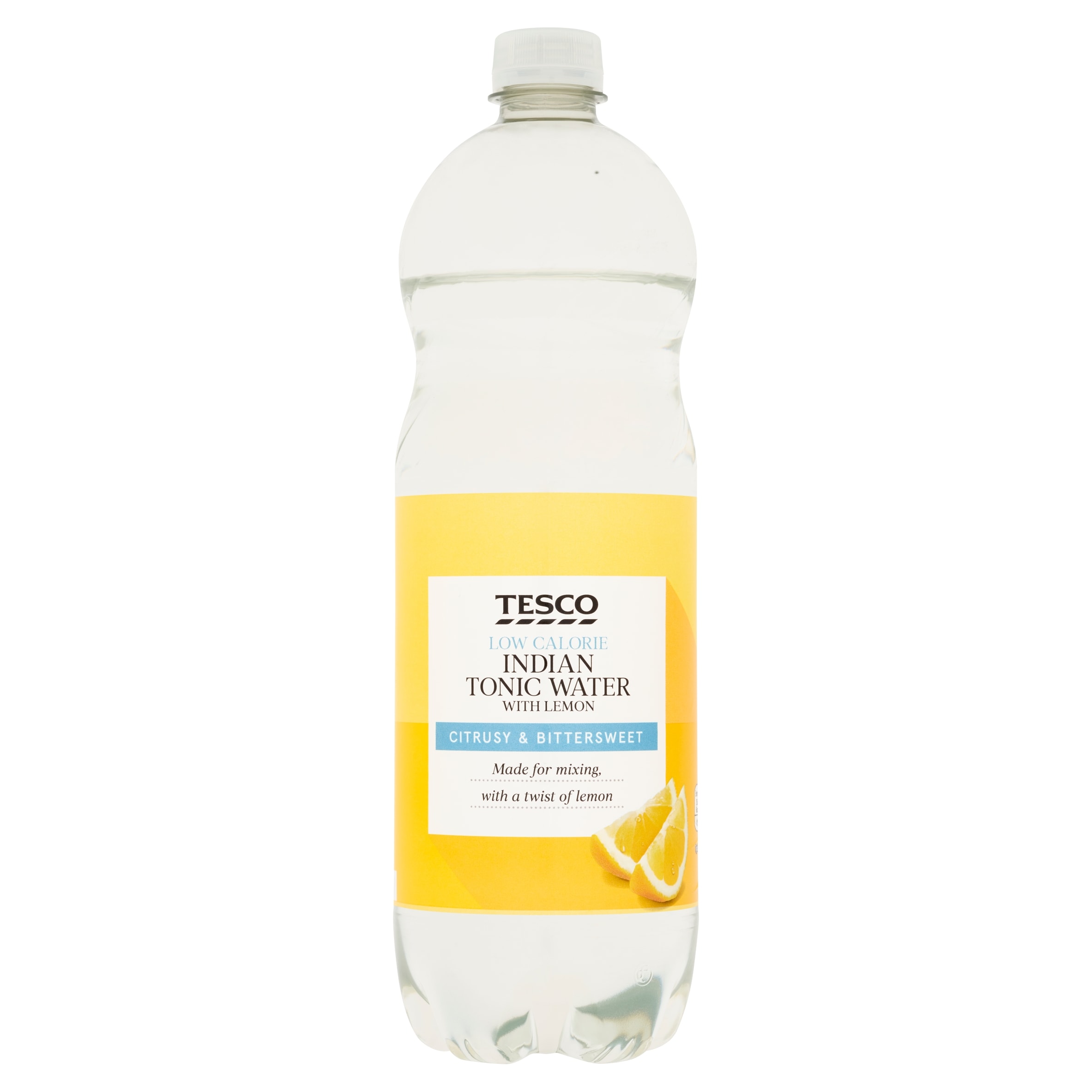Tesco Low Calorie Indian Tonic Water With Lemon 1Lt