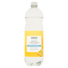 Tesco Low Calorie Indian Tonic Water With Lemon 1Lt
