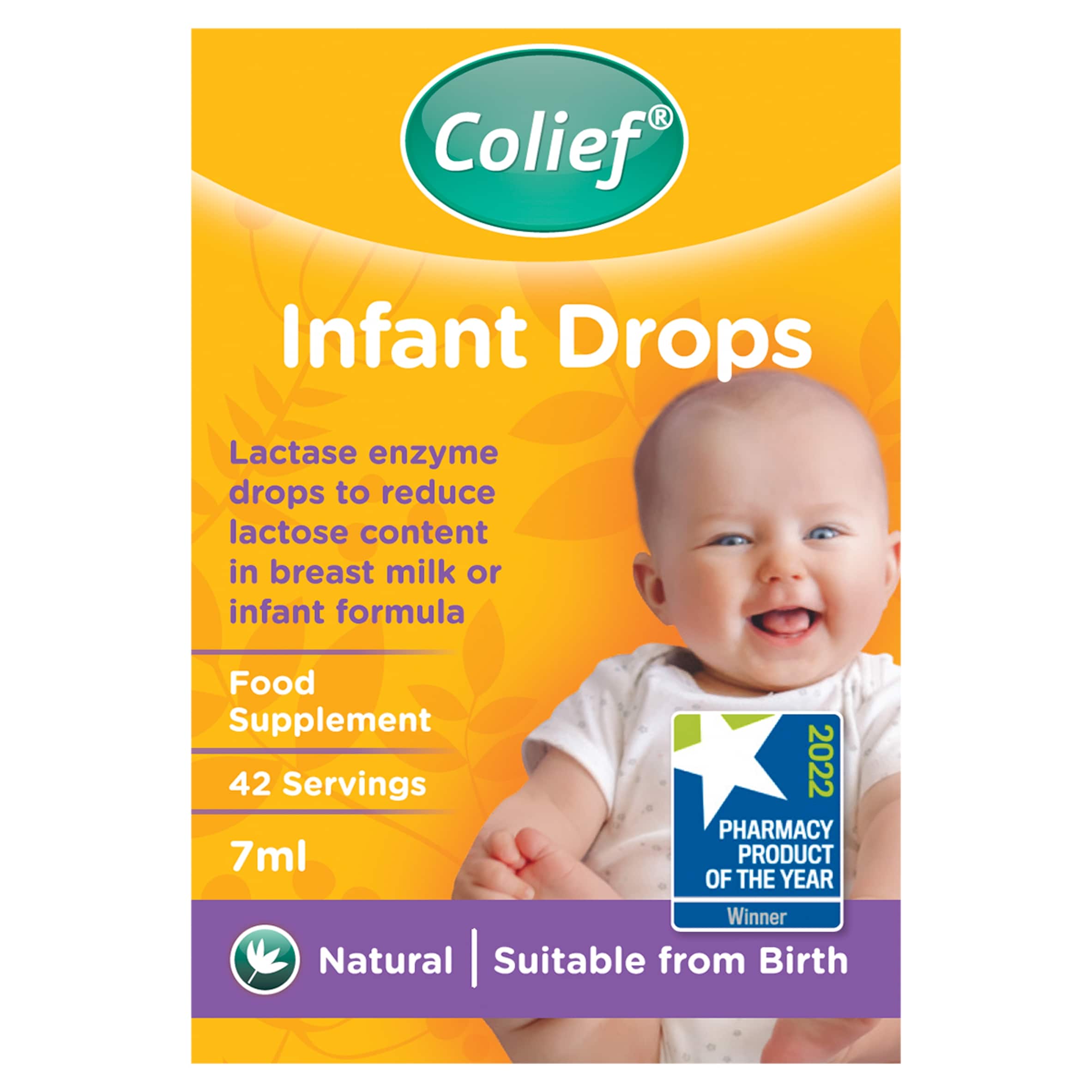 Colief Infant Lactase Enzyme Drops 7Ml