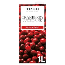 Tesco Cranberry Juice Drink 1 Litre