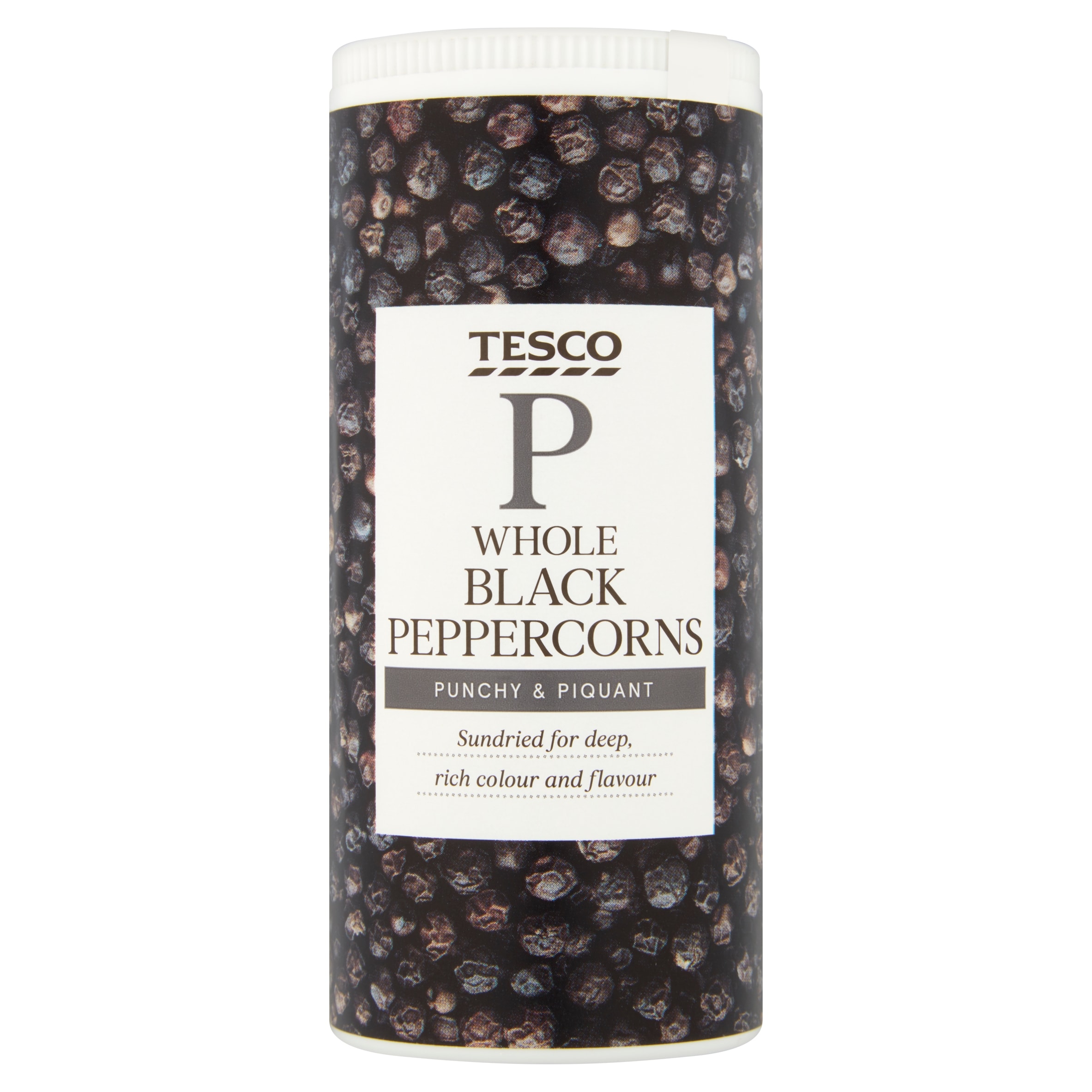 Tesco Whole Black Peppercorns 100G