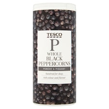 Tesco Whole Black Peppercorns 100G