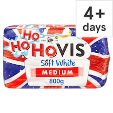Hovis Soft White Medium Sliced Bread 800g