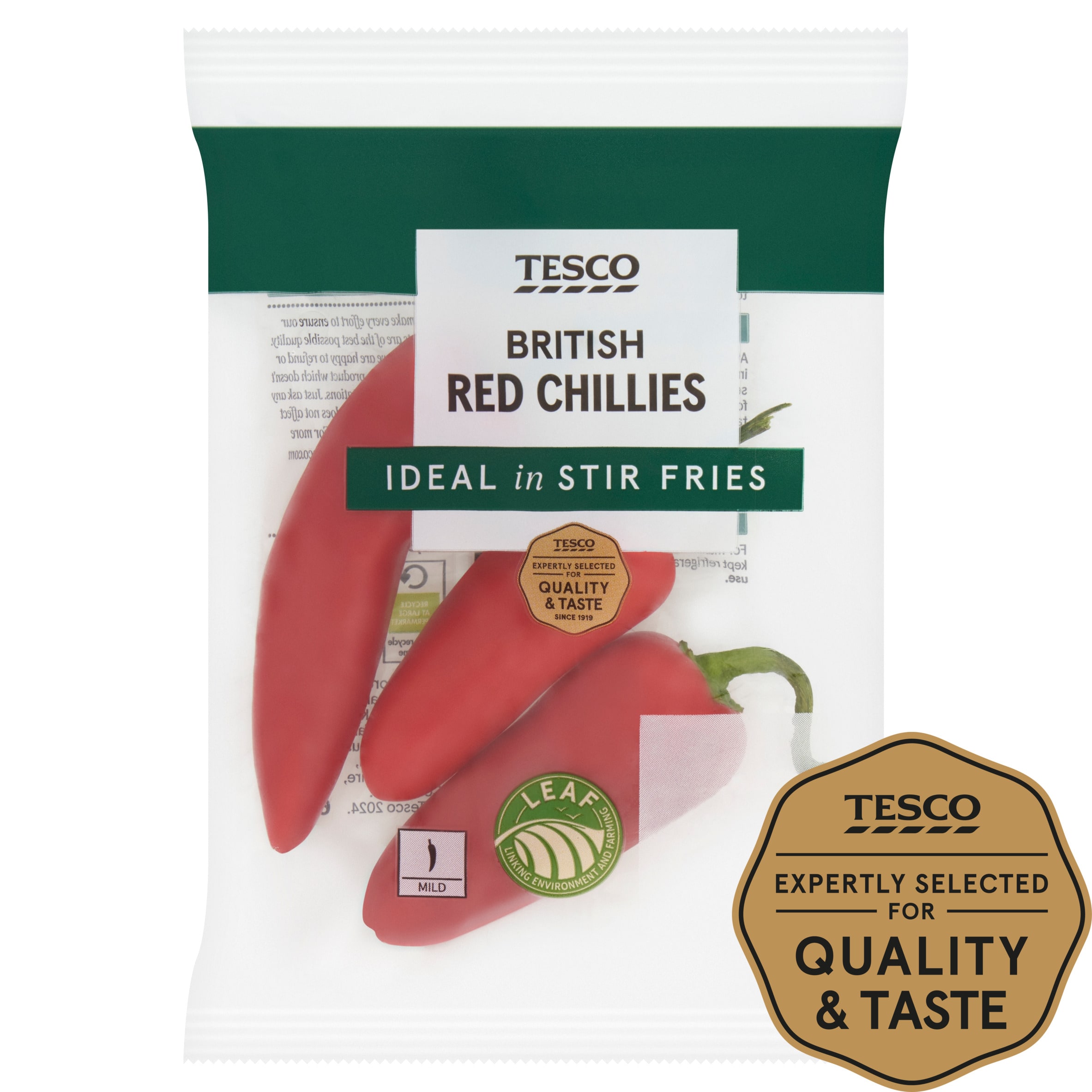 Tesco Red Chillies 60G