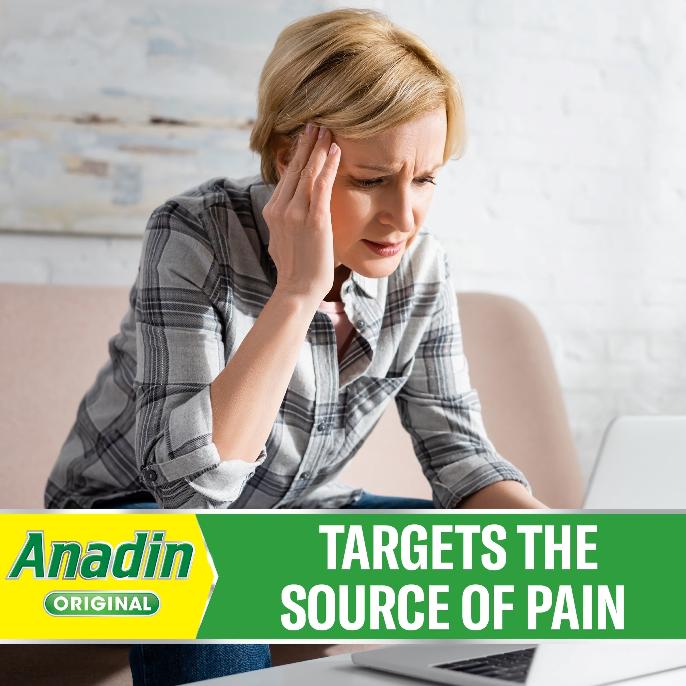Anadin Original Pain Relief Tablets - Aspirin, Caffeine 16s thumbnail 3