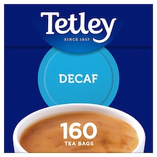 Tetley Decaffeinated 160 Teabags 500G