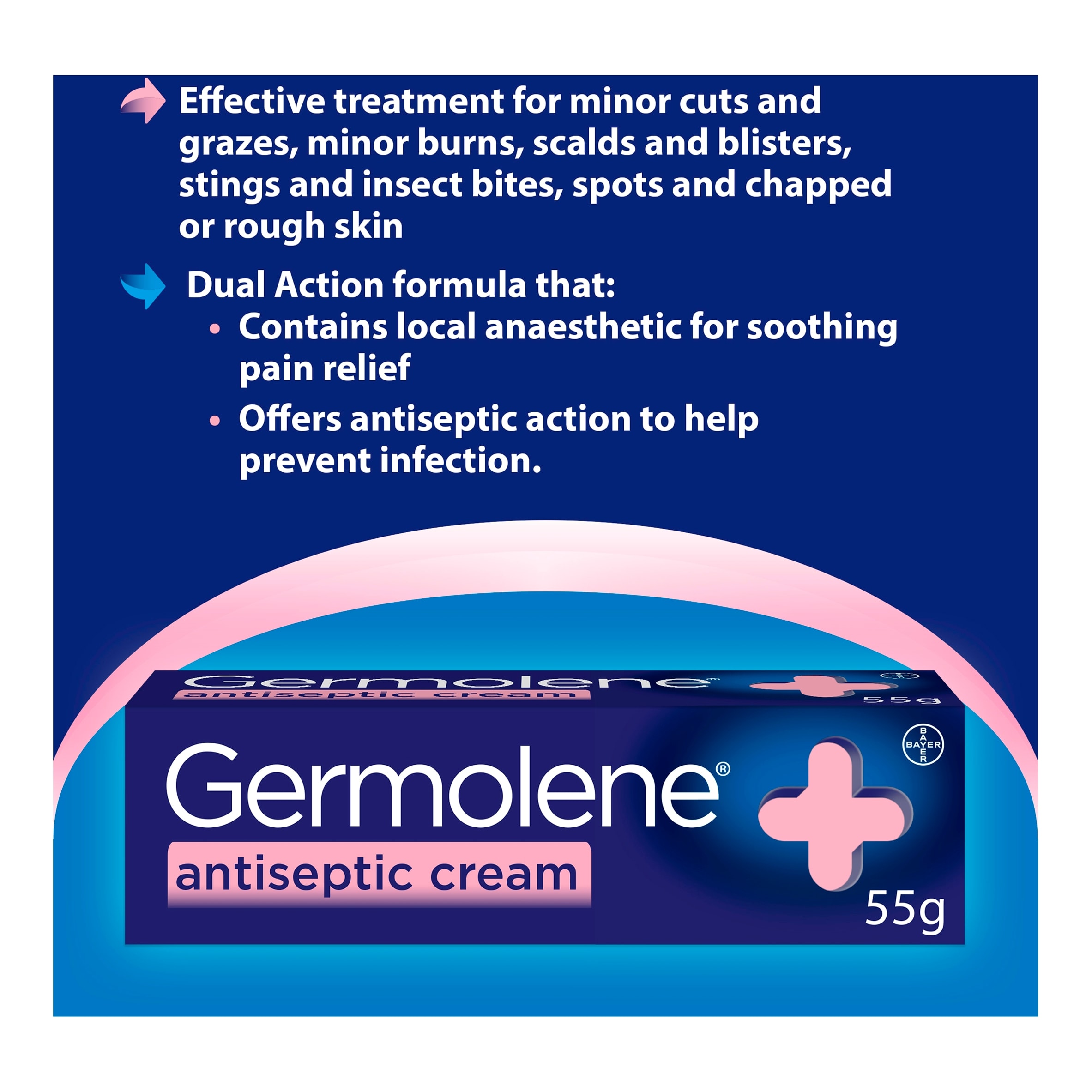 Germolene Antiseptic Cream 55G thumbnail 3
