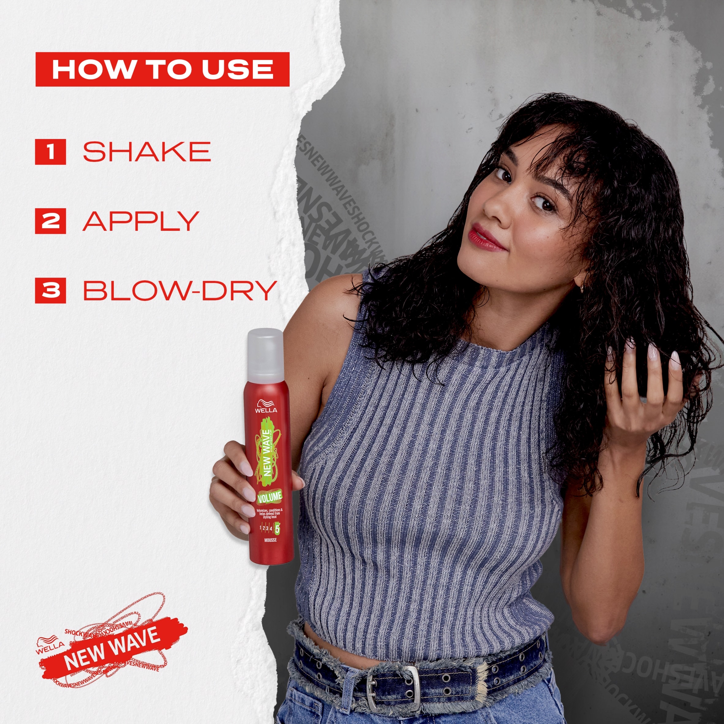 Shockwaves Volume Mousse Ultra Strong 200Ml thumbnail 3