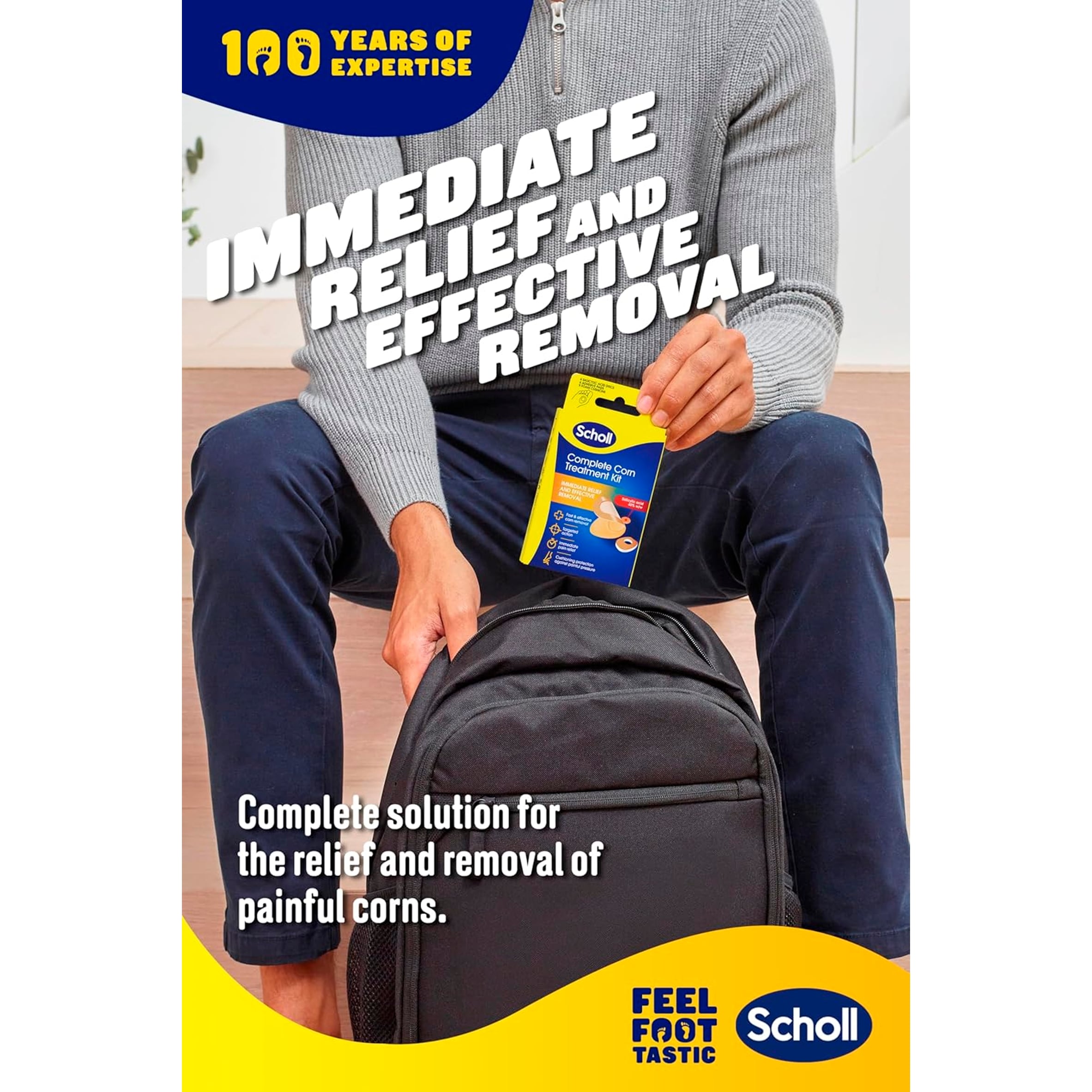 Scholl Complete Corn Treatment and Removal Kit for Foot Care thumbnail 2