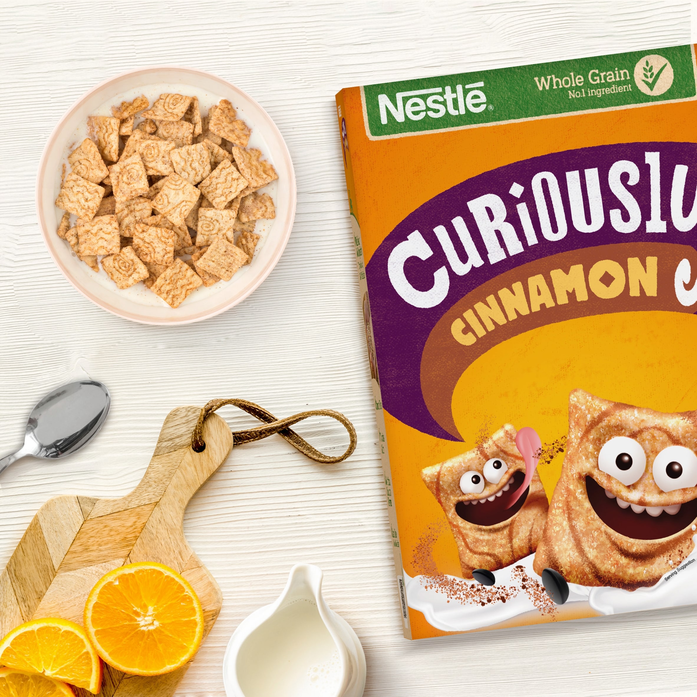 Nestlé Curiously Cinnamon Breakfast Cereal 375g thumbnail 4