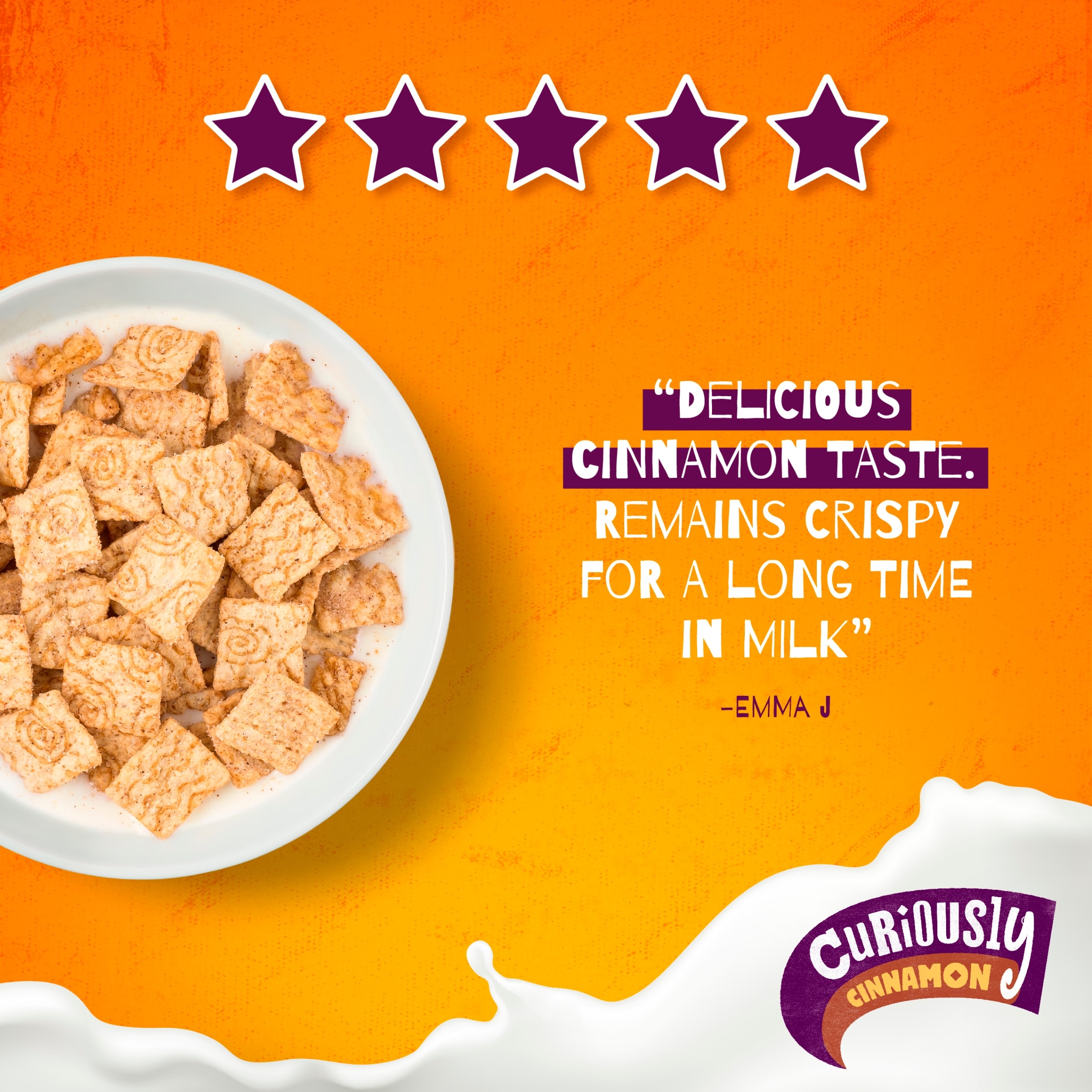 Nestlé Curiously Cinnamon Breakfast Cereal 375g thumbnail 5