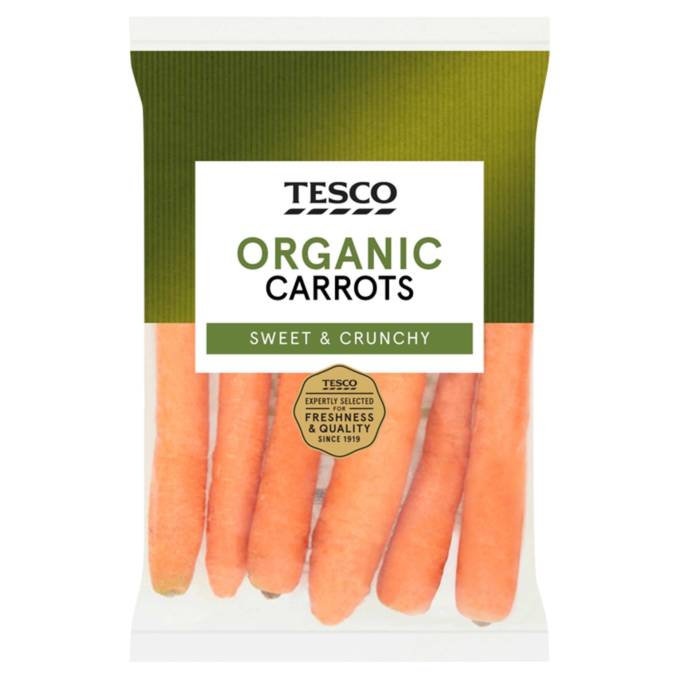 Tesco Organic Carrots 700G