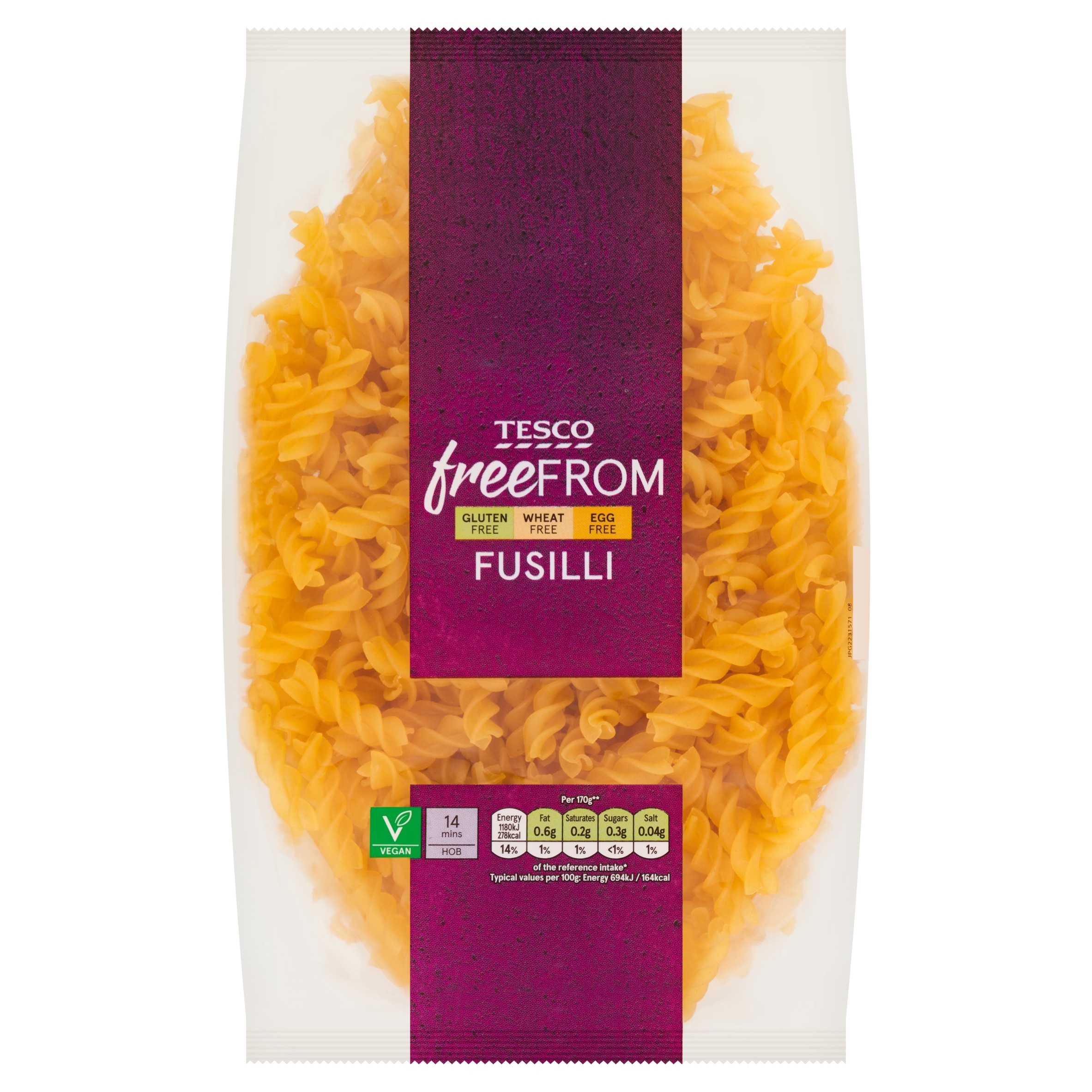 Tesco Free From Fusilli 500g