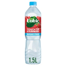 Volvic Touch of Fruit Strawberry Sugar Free Still Flavoured Water 1.5L