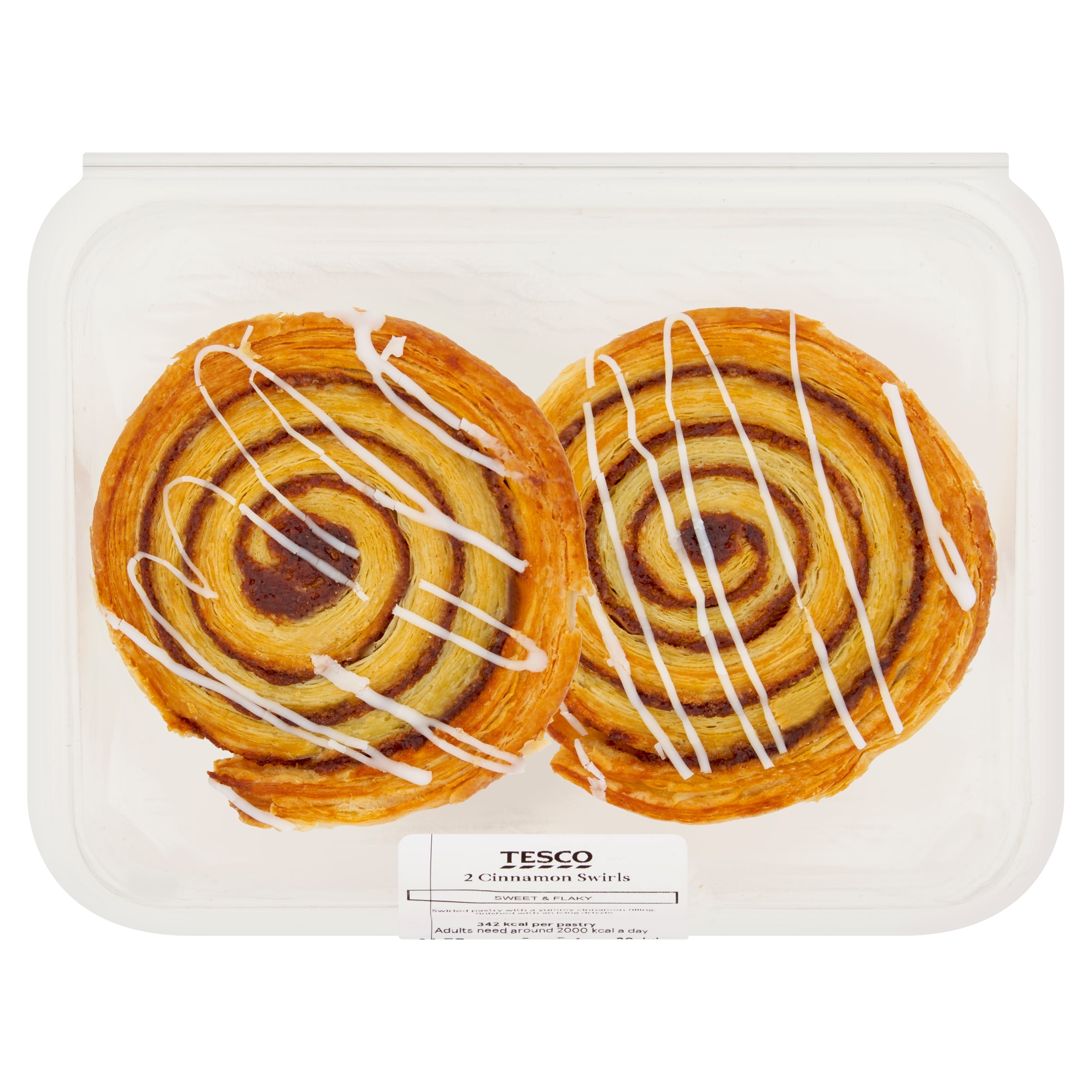 Tesco Cinnamon Swirls 2 Pack thumbnail 2