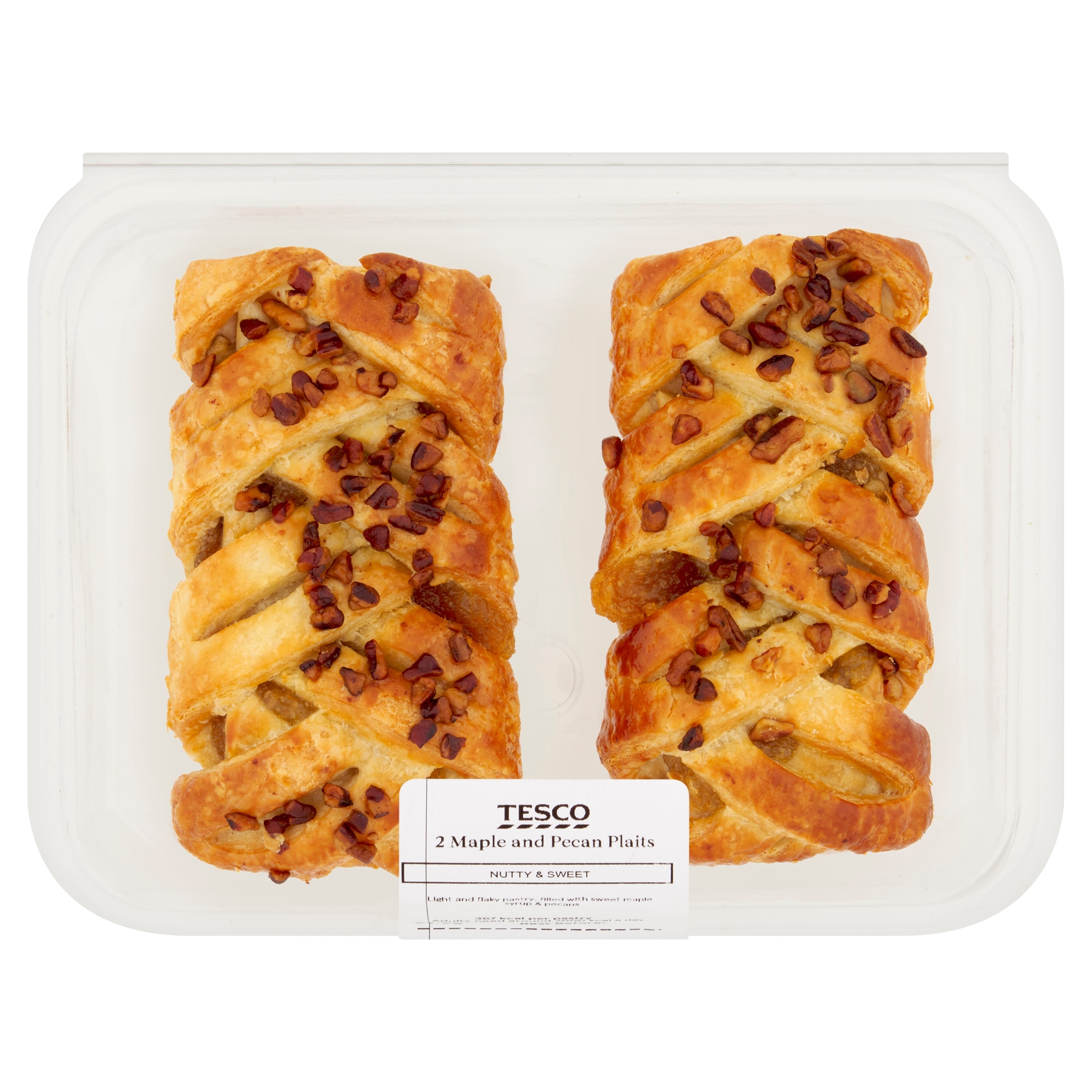 Tesco Maple And Pecan Plait 2 Pack thumbnail 2