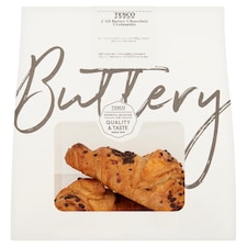 Tesco All Butter Chocolate Croissant 2 Pack thumbnail 2