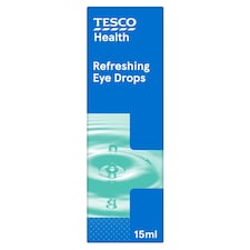 Tesco Health Refreshing Eye Drops 15Ml