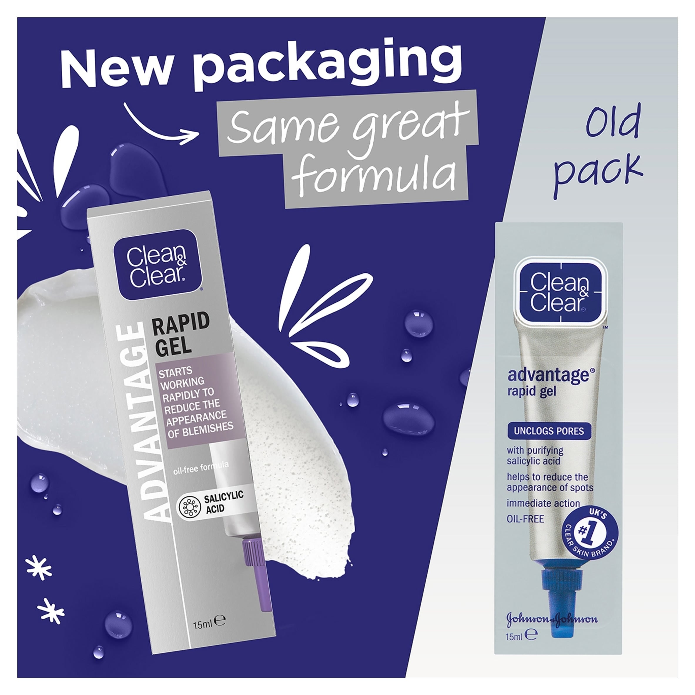 Clean & Clear Advantage Rapid Gel Blemish Reduction Skincare 15ml thumbnail 3