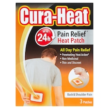 Cura-Heat Pain Relief Heat Patch 3s