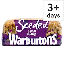 Warburtons Thick Sliced Seeded Batch Bread 800g