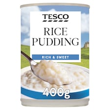 Tesco Rice Pudding 400G