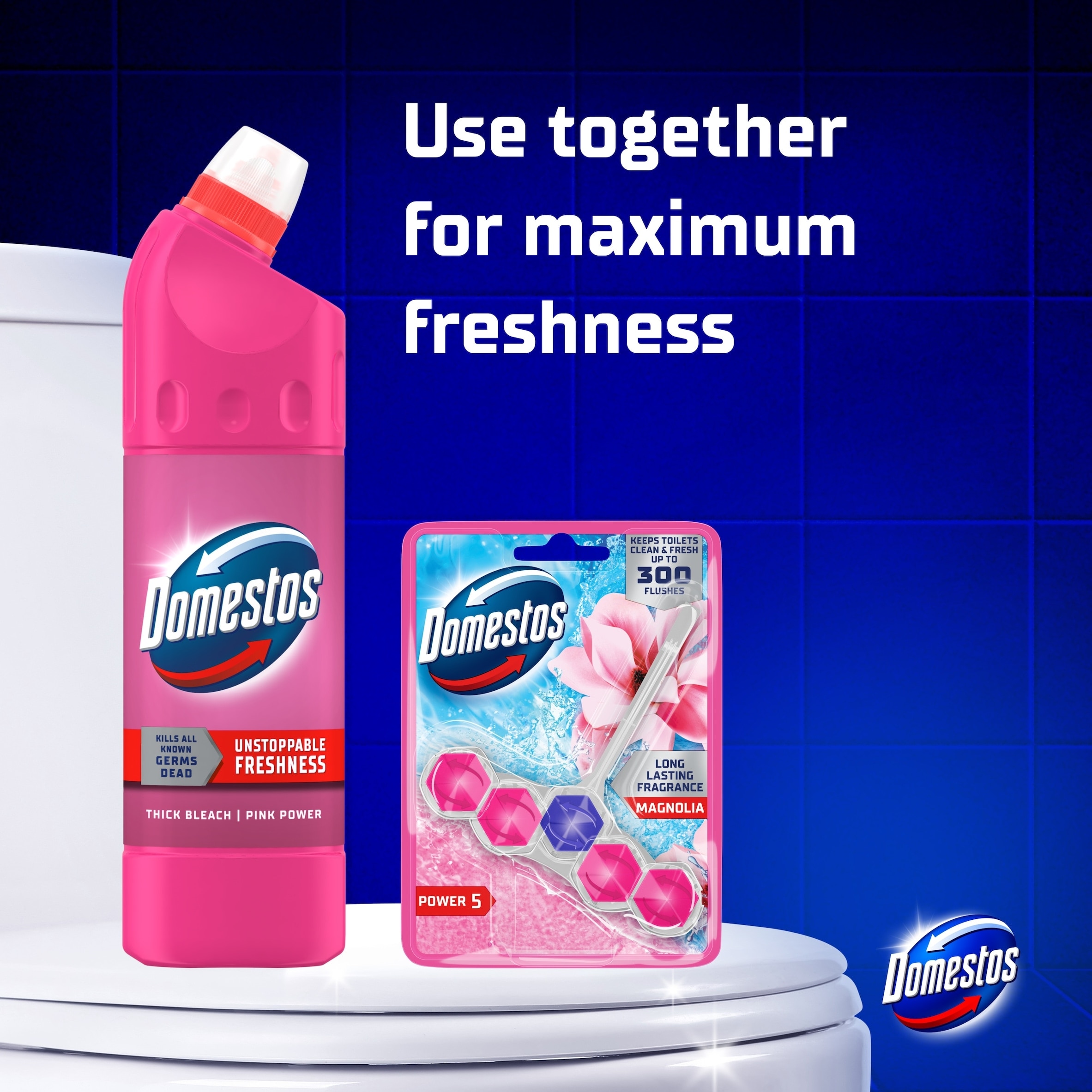 Domestos Pink Bleach 750Ml thumbnail 3