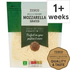 Tesco Grated Mozzarella 250G