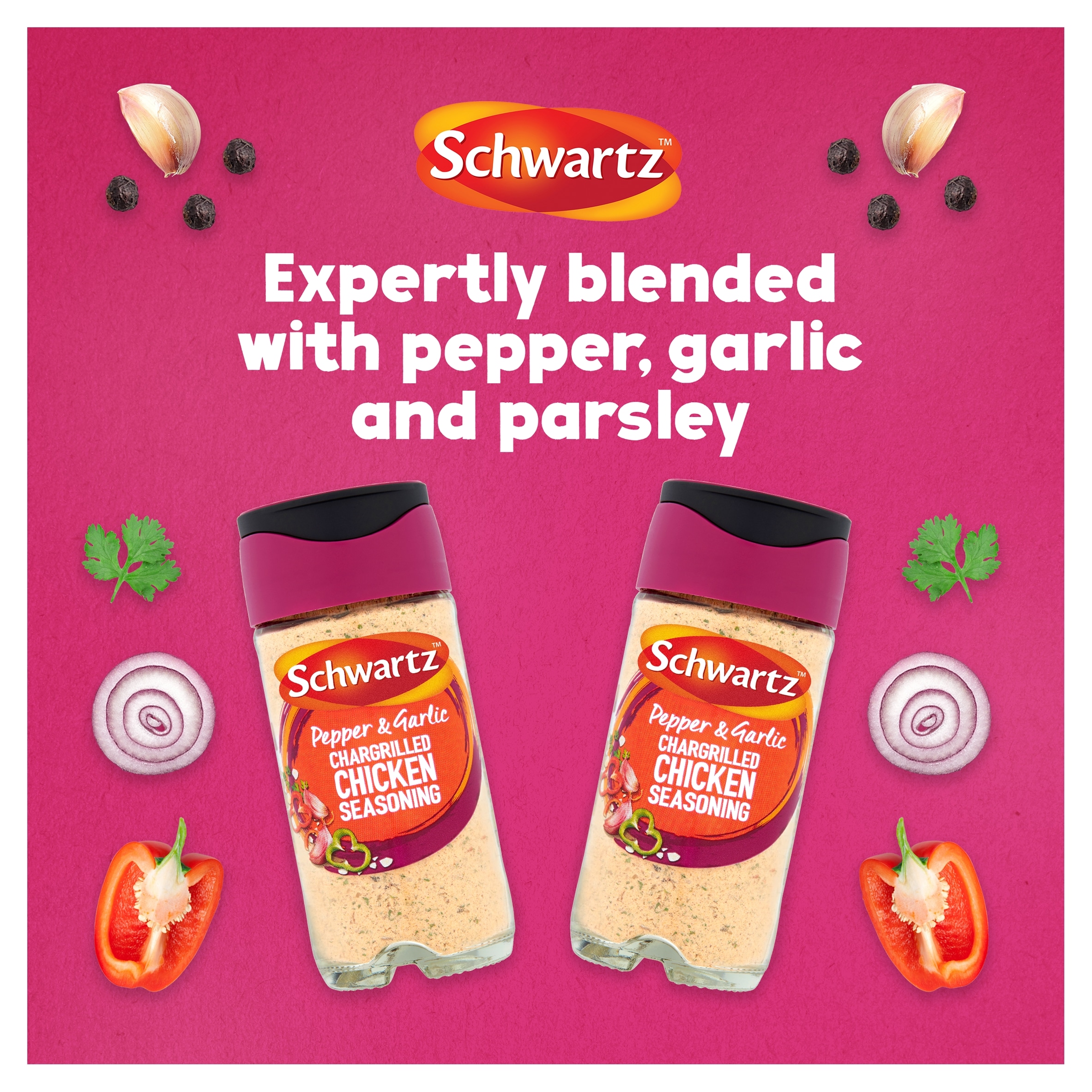 Schwartz Pepper & garlic Chargrilled Chicken Seasoning 51g thumbnail 2