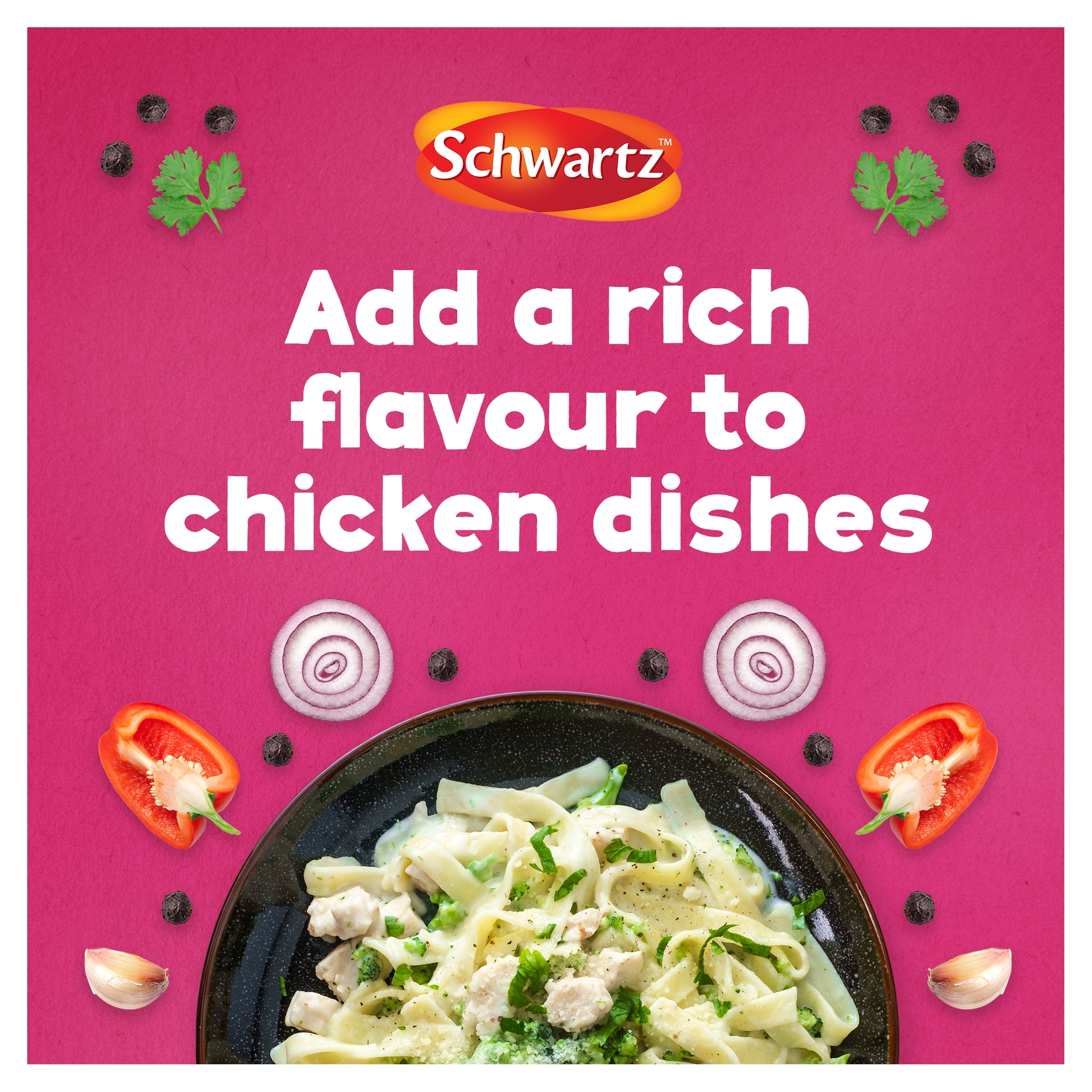 Schwartz Pepper & garlic Chargrilled Chicken Seasoning 51g thumbnail 3