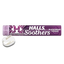 Halls Soothers Blackcurrant Sweets with Liquid Centres 45g
