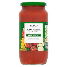 Tesco Chunky Vegetable Pasta Sauce 500G