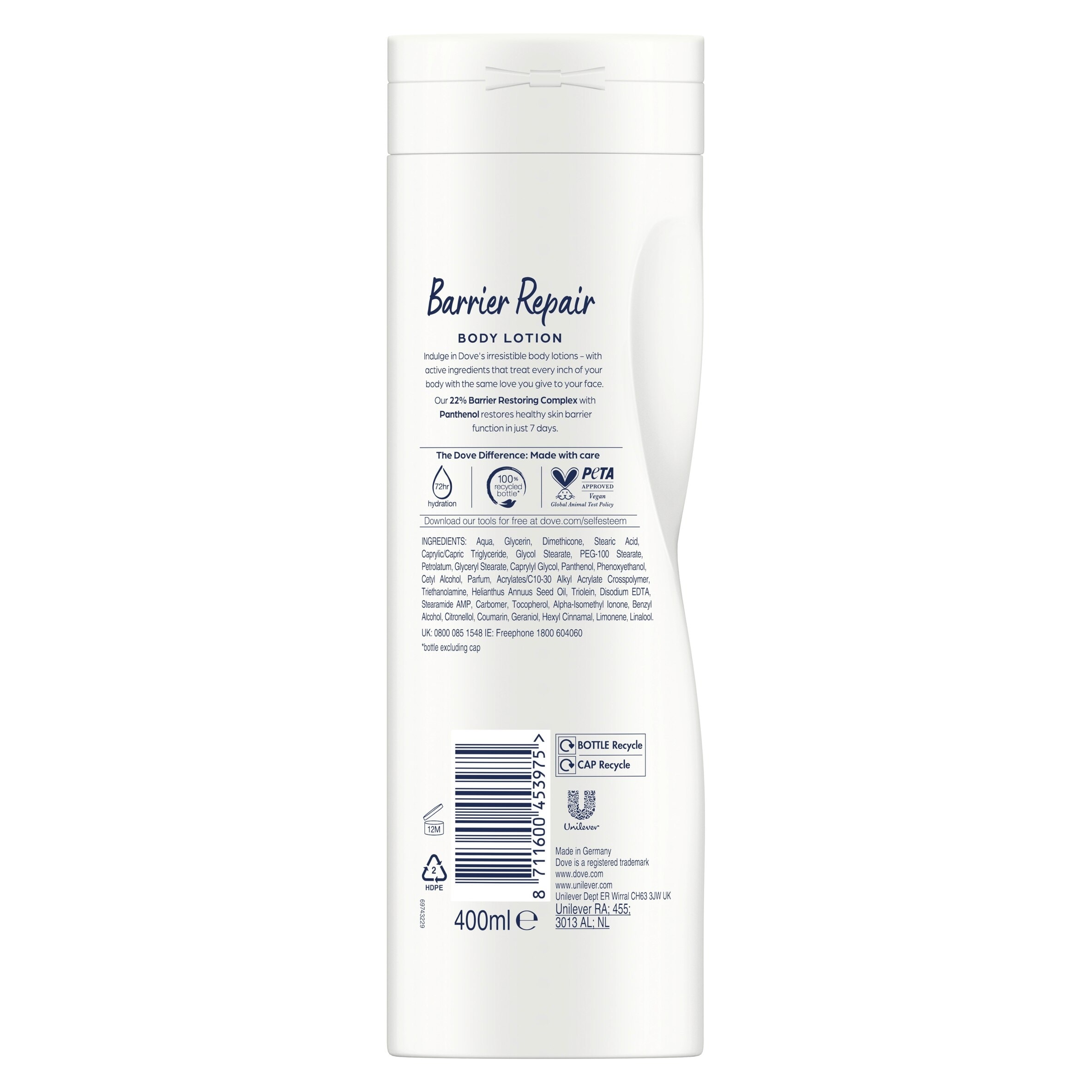 Dove Barrier Repair Body Lotion 400ml thumbnail 2