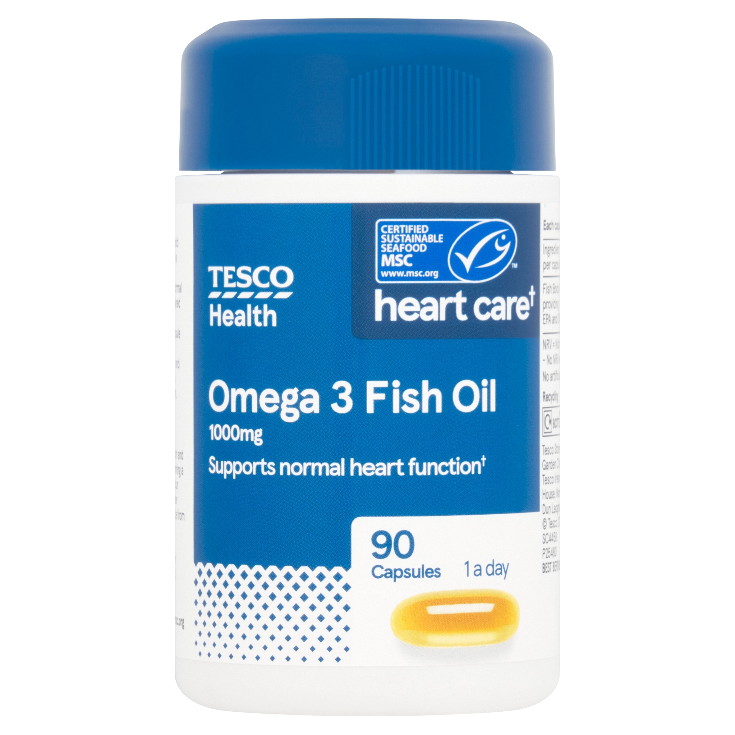 Tesco Health Fish Oil Omega-3 Capsules - 90s