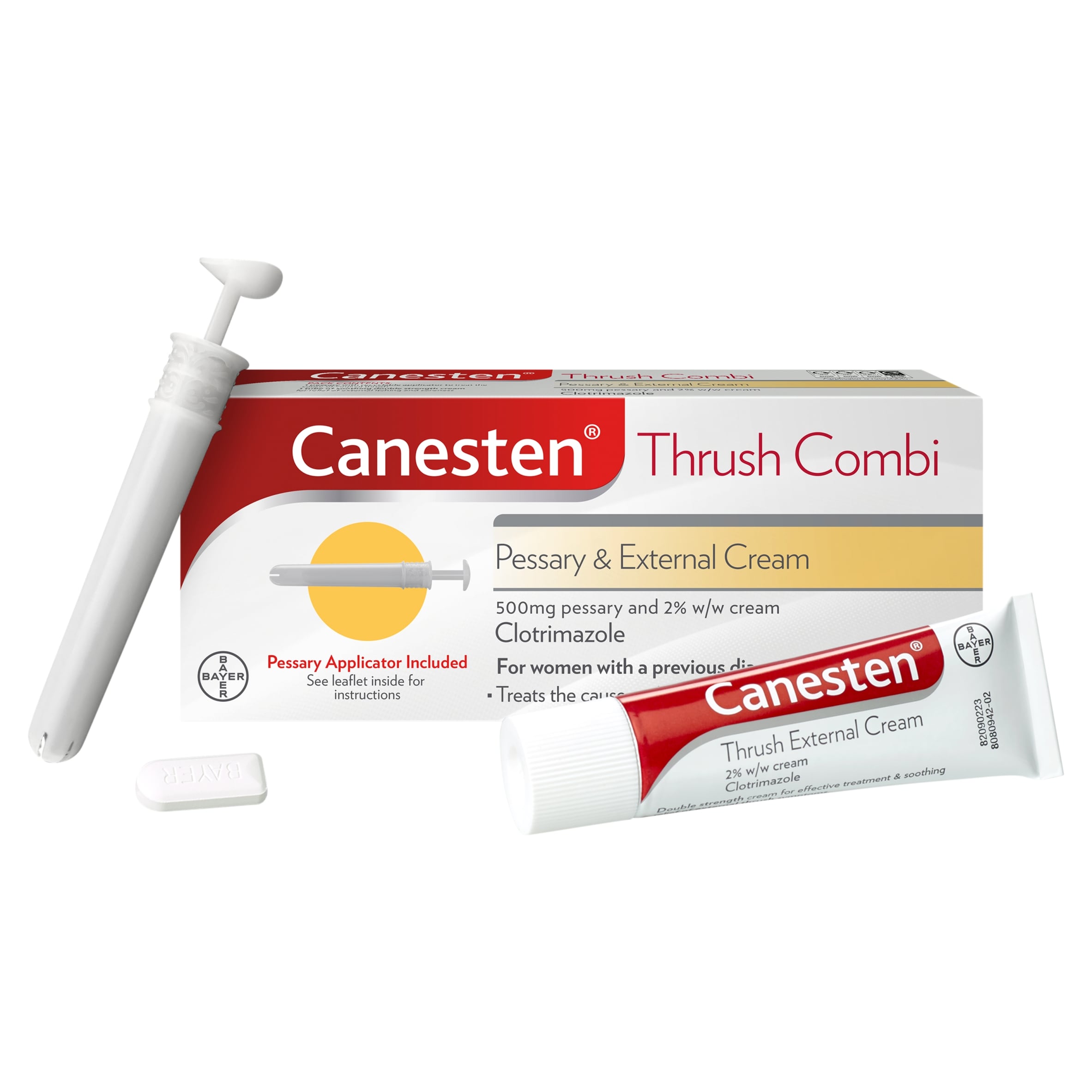 Canesten Thrush Combi Pessary & Cream Combination thumbnail 2