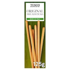 Tesco Original Breadsticks 125G