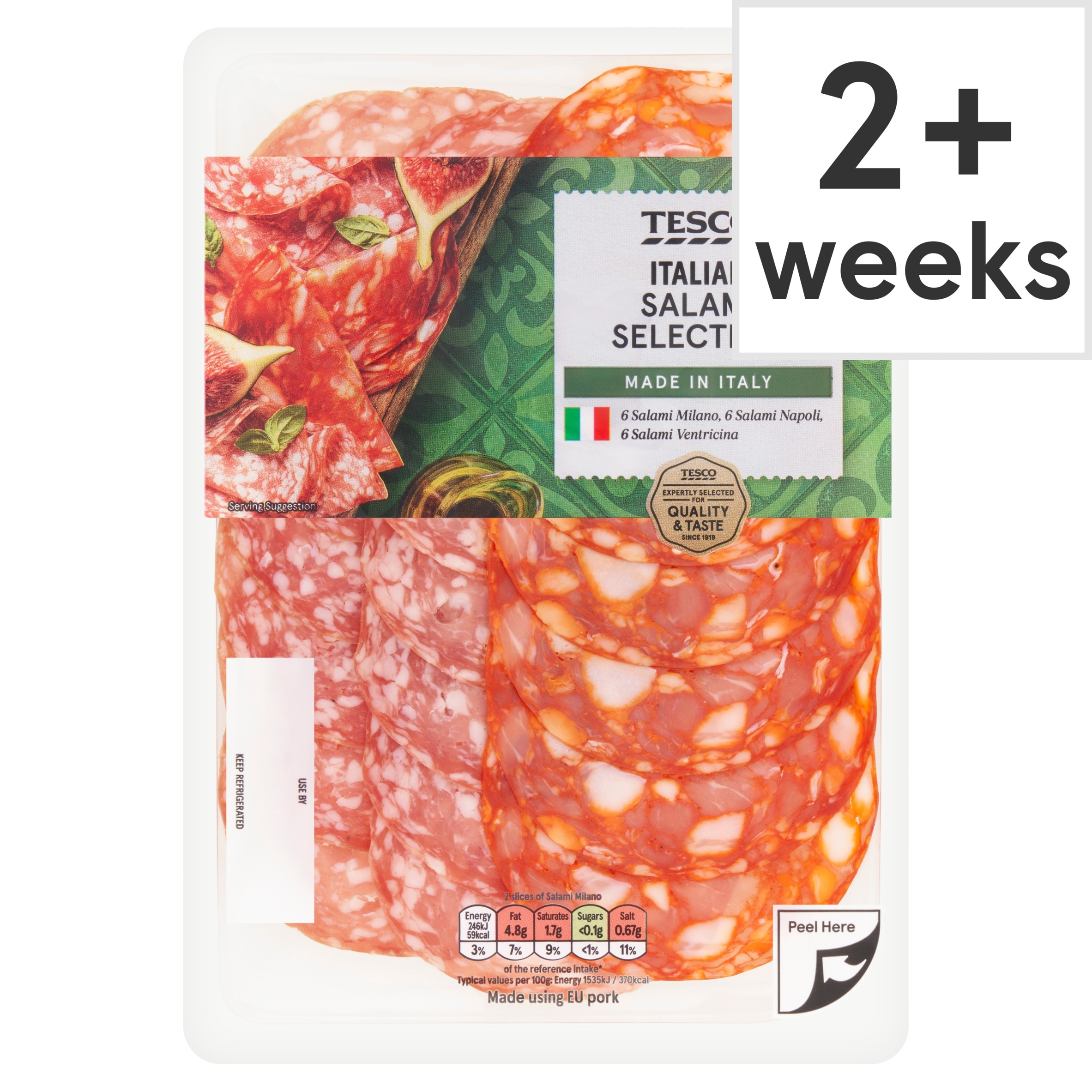 Tesco Italian Salami Selection Platter 120G