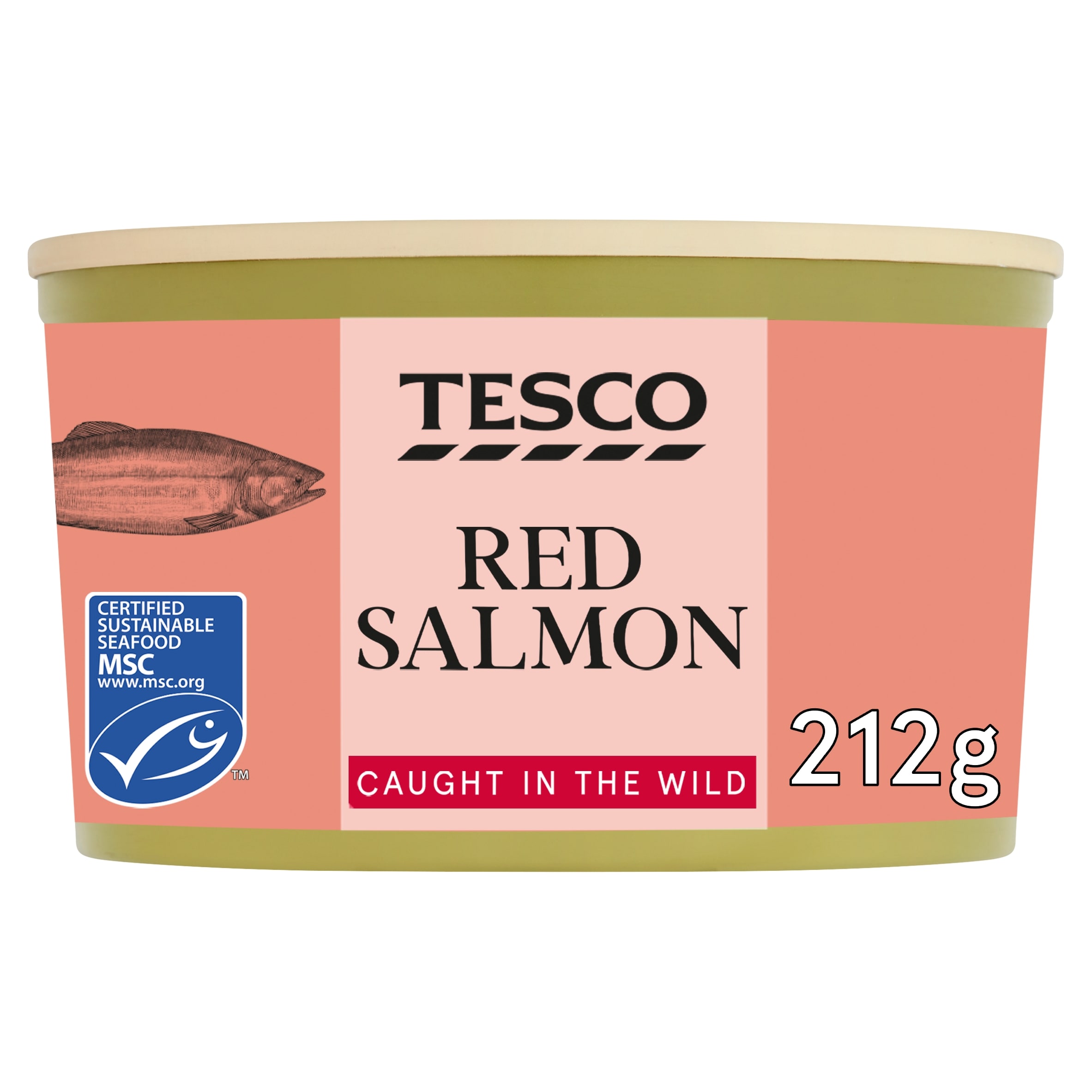 Tesco Wild Pacific Red Salmon 212G