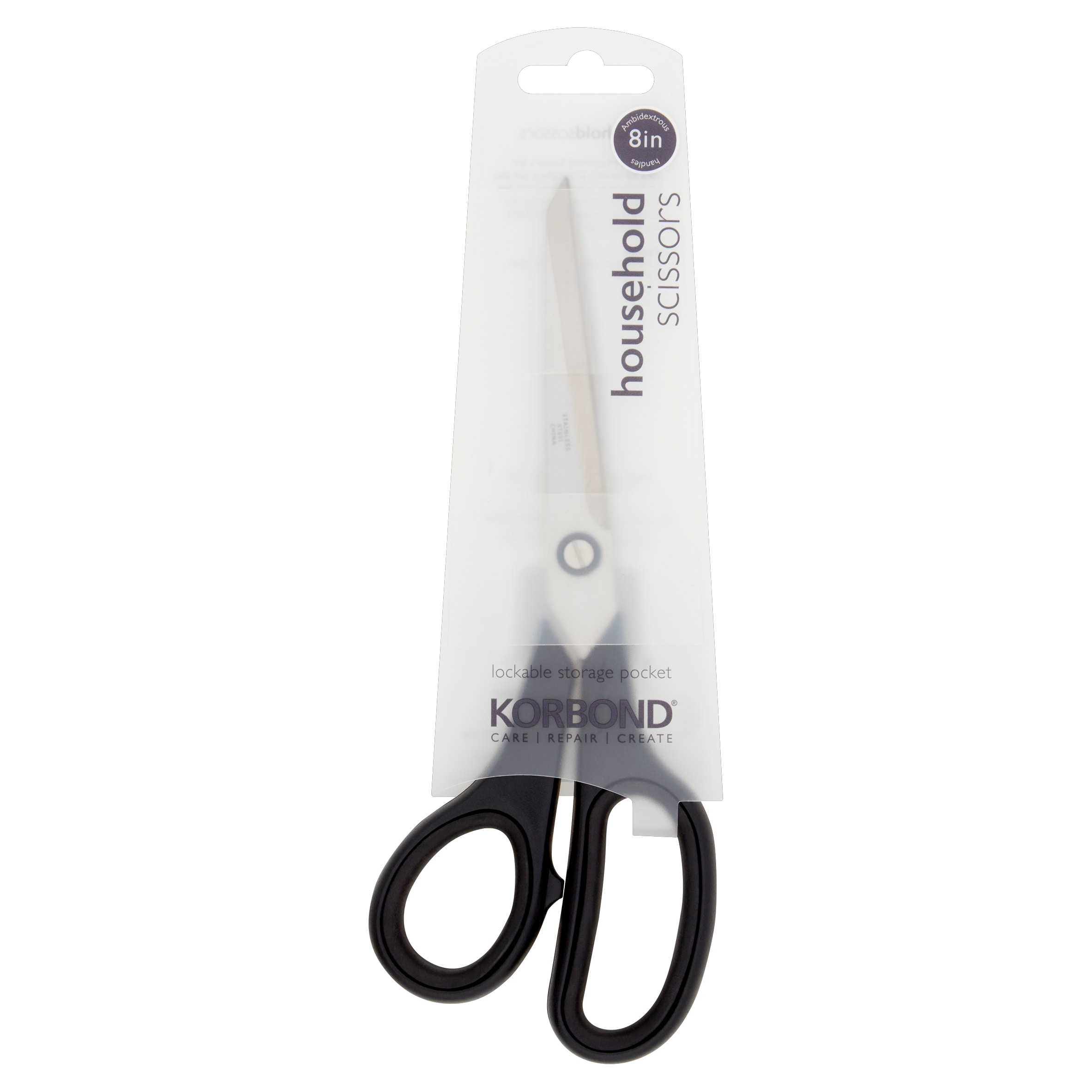 Korbond Scissors Soft Touch 8"