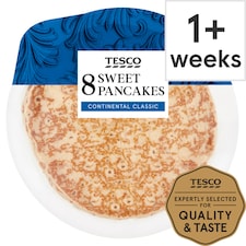 Tesco Continental Classic Sweet Pancakes 8 Pack