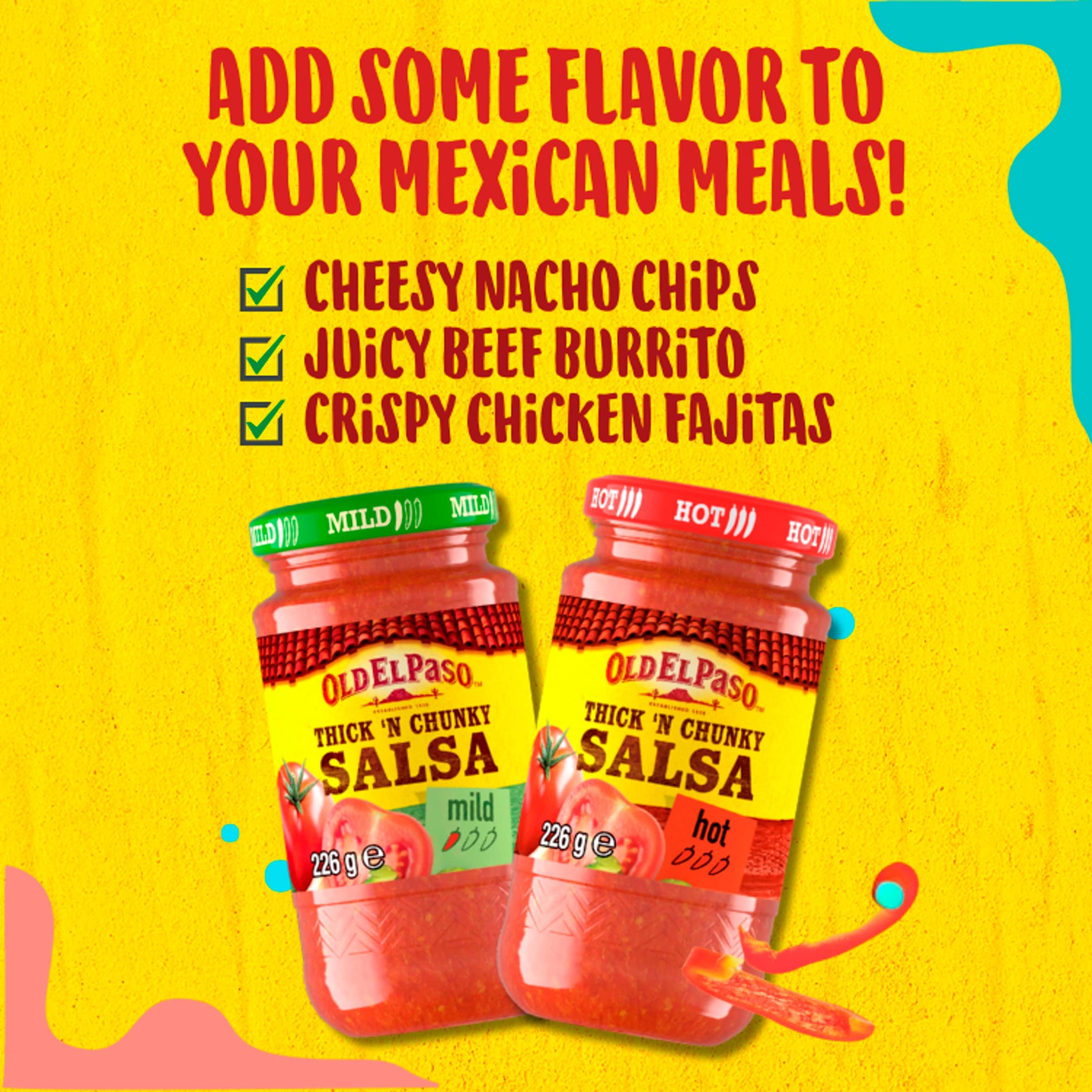 Old El Paso Thick 'N' Chunky Mild Salsa 226G thumbnail 2
