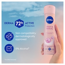 NIVEA Pearl & Beauty Antiperspirant Deodorant Spray 150ml thumbnail 2