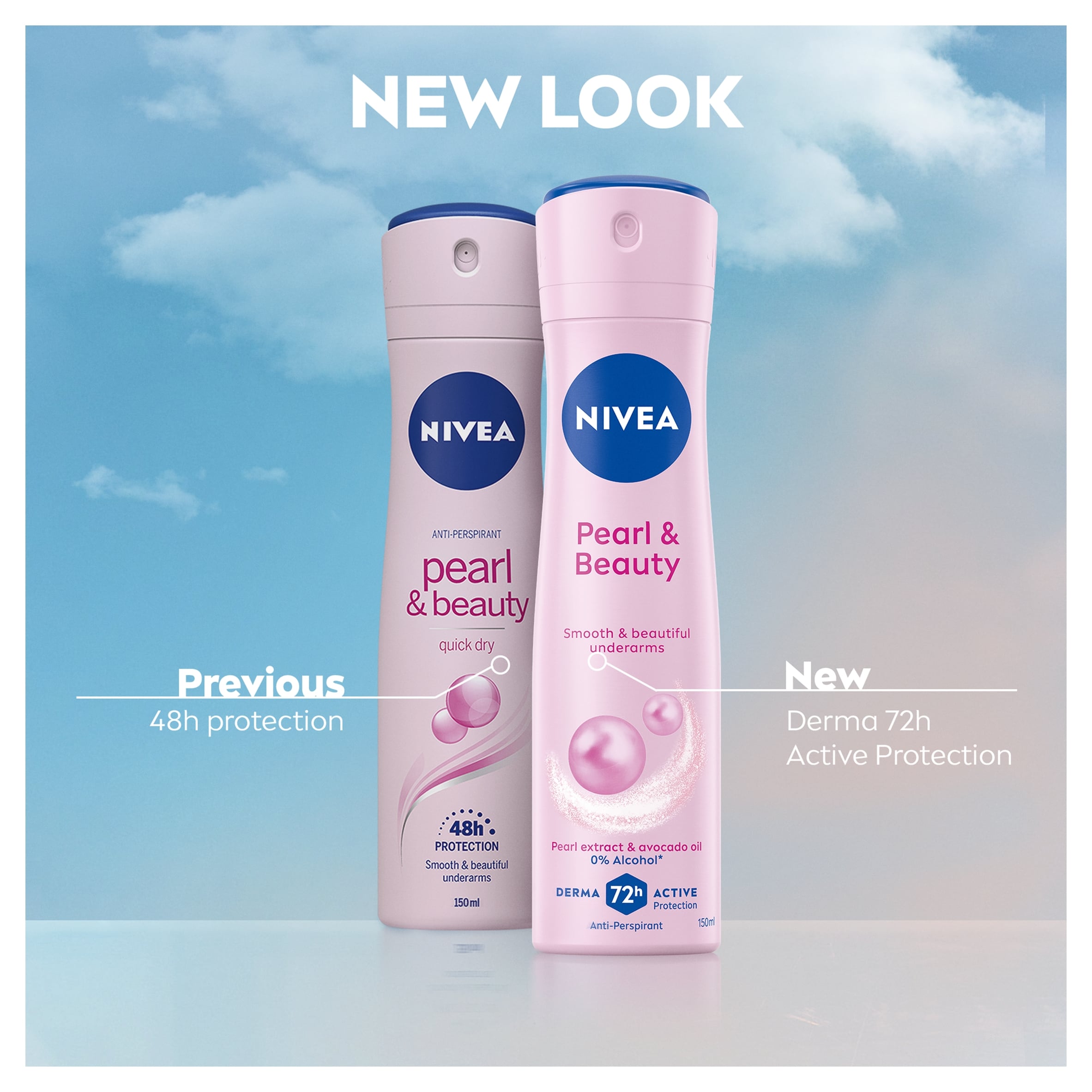 NIVEA Pearl & Beauty Antiperspirant Deodorant Spray 150ml thumbnail 5