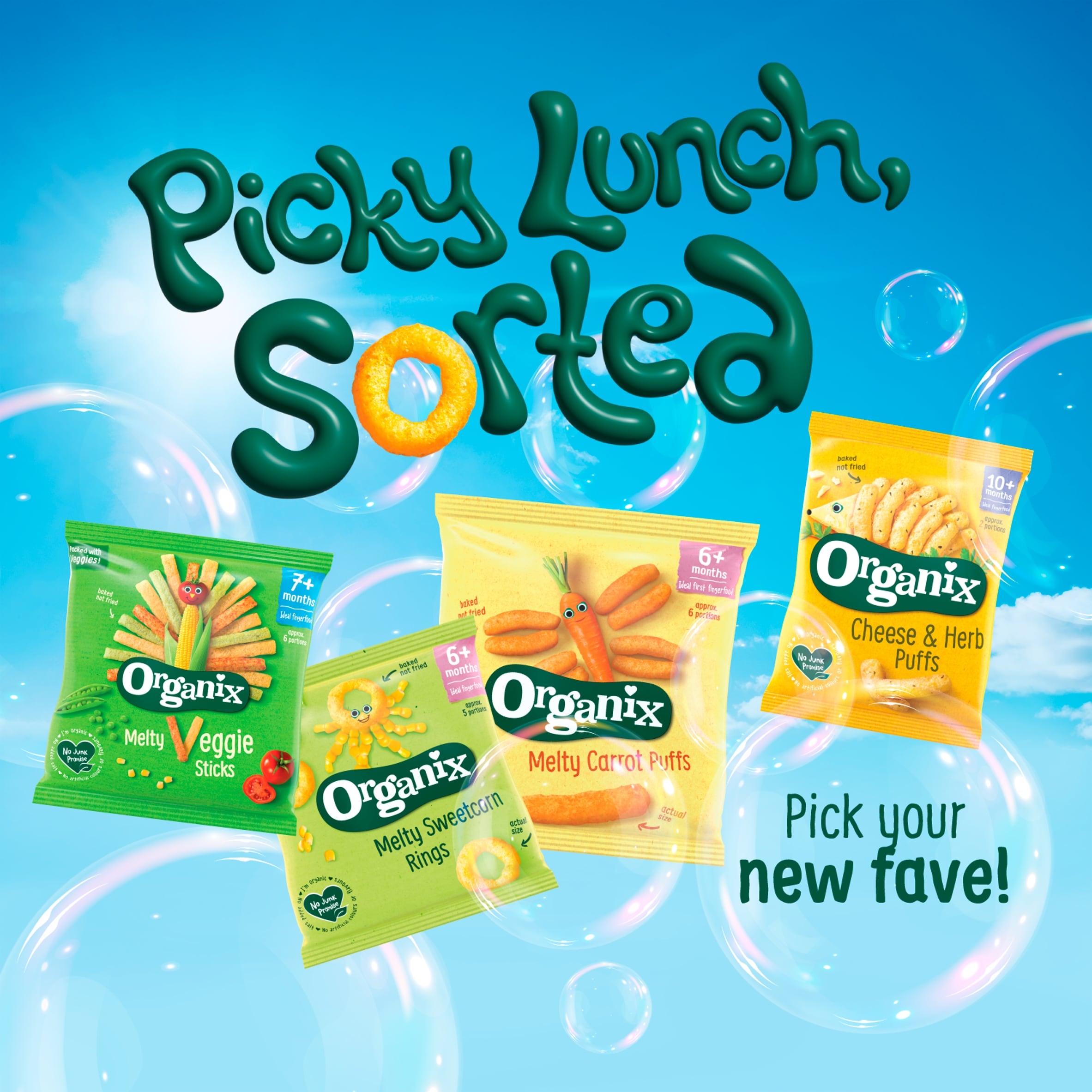 Organix Melty Carrot Puffs 20G thumbnail 4