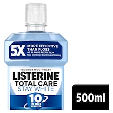 Listerine Total Care Stay White Arctic Mint Mouthwash 500ml