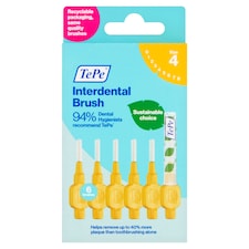 Tepe Interdental Brush Yellow 6 Pack 0.7Mm