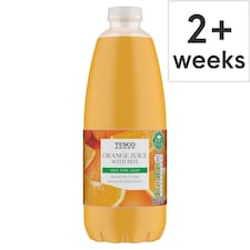 Tesco 100% Pure Squeezed Orange Juice With Bits 1 Litre